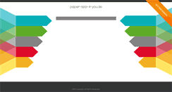 Desktop Screenshot of paper-app-4-you.de